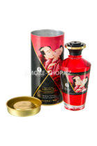 Масло для массажа Shunga Blazing Cherry, разогревающее, с ароматом вишни, 100 мл