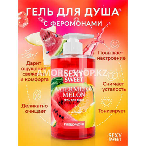 Гель для душа WATERMELON&MELON с феромонами 430 мл арт. LB-16135 4