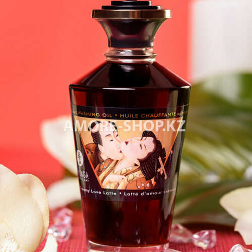 Масло для массажа Shunga Creamy Love Latte, разогревающее, с ароматом сливочного латте, 100 мл 11