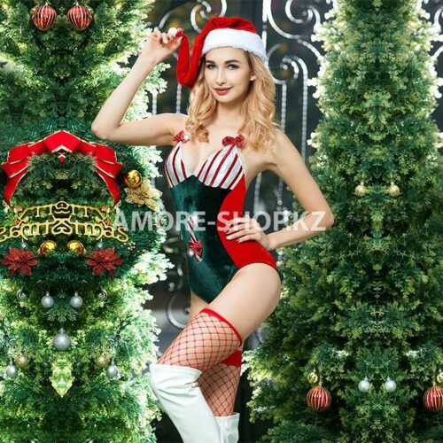 Новогодний эротический наряд Christmas lollipop 2