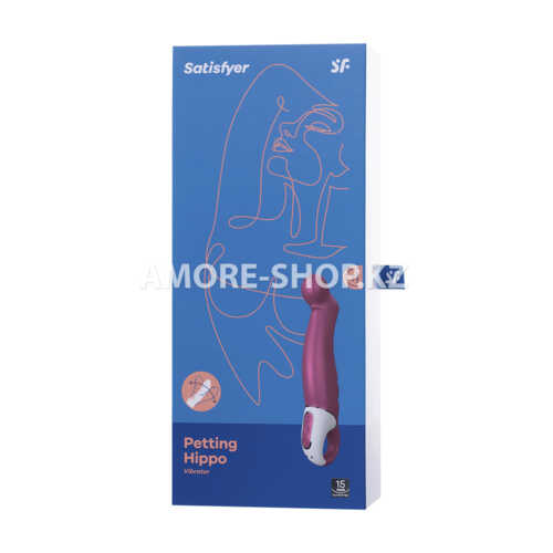 Вибромассажер Satisfyer Vibes Petting Hippo 15