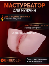 Реалистичный мастурбатор, попка, розовая, China