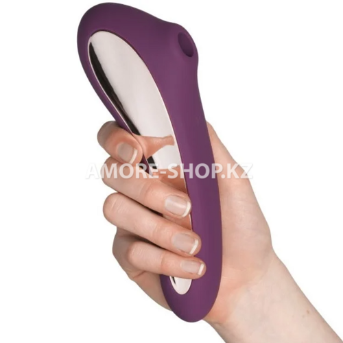 Вибромассажер с вакуумной стимуляцией Satisfyer Dual Kiss wine фиолетовый 5