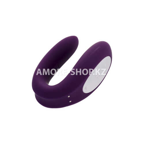 Парный вибратор Satisfyer Double Joy с возможностью управления через приложение (фиолетовый) 6