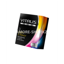 Презервативы "VITALIS" PREMIUM №3 color and flavor - цветные/ароматизированные (ширина 53mm)