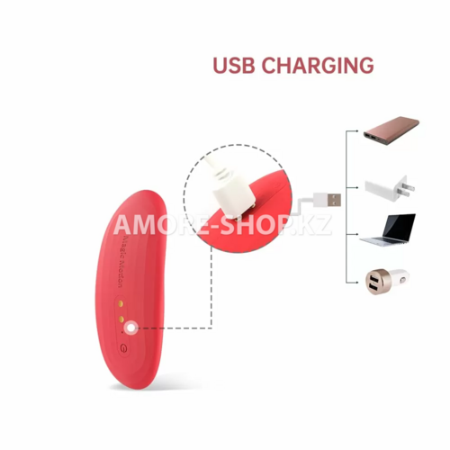 Вибратор MAGIC MOTION NYX  красный 5