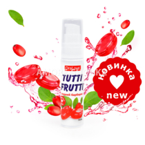 Съедобная гель-смазка TUTTI-FRUTTI для орального секса со сладкого барбариса, 30 г
