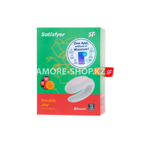 Парный вибратор Satisfyer Double Joy с возможностью управления через приложение (белый) 17