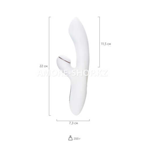 Вибромассажер кролик с вакуумно-волновой клиторальной стимуляцией Satisfyer Pro + G-Spot 7