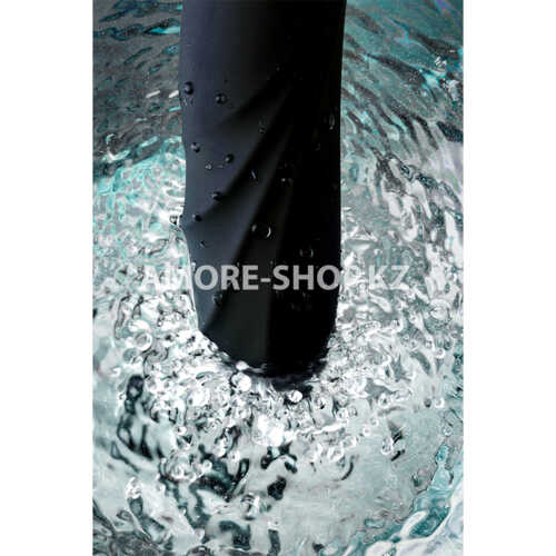 Нереалистичный вибратор WANAME D-SPLASH  Storm, Силикон, Чёрный, 22,5 см 19