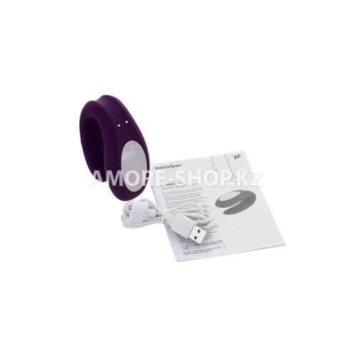 Парный вибратор Satisfyer Double Joy с возможностью управления через приложение (фиолетовый) 14