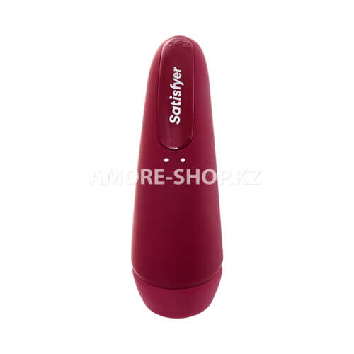 Вакуумный клиторальный стимулятор Satisfyer Curvy 1+ (темно-красный) 4