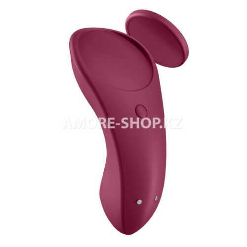 Вибромассажер Satisfyer Sexy Secret, силикон, красный, 8,5 см 4