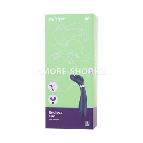 Многофункциональный вибромассажёр Satisfyer Endless Fun blue 9