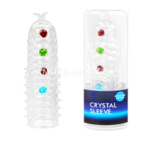 Насадка закрытая CRYSTAL SLEEVE, L 140 мм D 27 мм арт. EE-10106