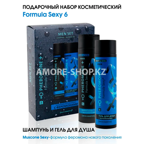 Косметический набор для муж. Formula Sexy №6 (гель для душа 250 мл + шампунь 250 мл) 1