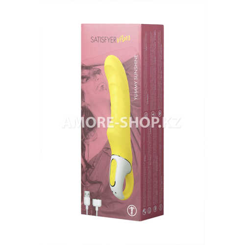 Желтый вибратор для точки G Satisfyer Vibes - Yummy Sunshine, 22 см 18