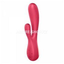 Электрический вибрмассажер Satisfyer Mono Flex с возможностью управления через приложение - красный
