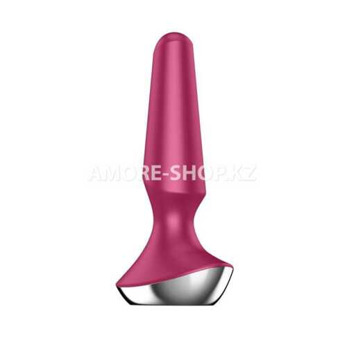 Анальная пробка с вибрацией Satisfyer Plug Ilicious 2 (малиновый) 2