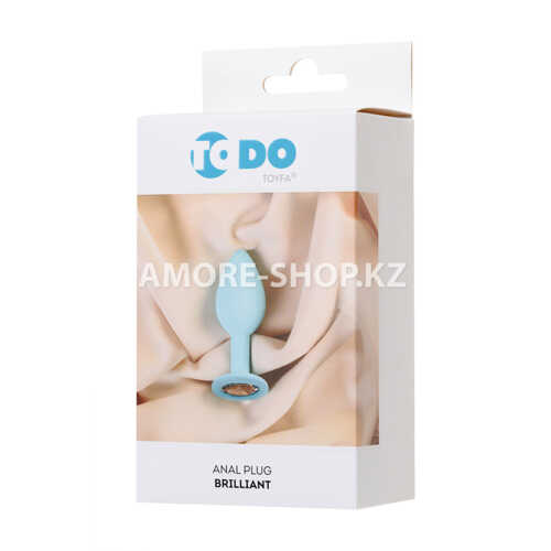 Анальный страз ToDo by Toyfa Brilliant, силикон, мятный, 7 см, Ø 2,8 см, 26 г 4