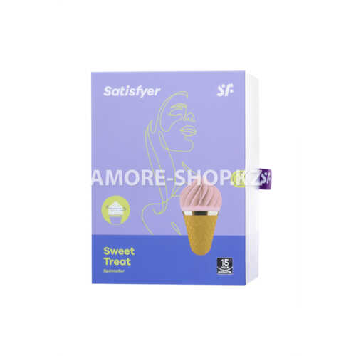 Клиторальный стимулятор Satisfyer Spinnator Sweet Treat (розовый) 9