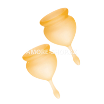 Набор менструальных чаш Satisfyer Feel good Menstrual Cup (orange)