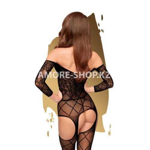 Бодисетка c длинным pykabom "Top-notch" черная ot Penthouse (XL) 2