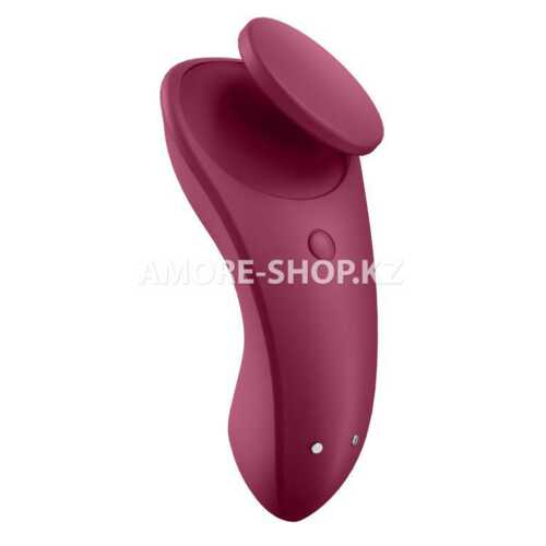 Вибромассажер Satisfyer Sexy Secret, силикон, красный, 8,5 см 5