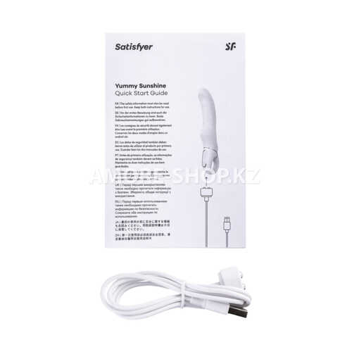 Желтый вибратор для точки G Satisfyer Vibes - Yummy Sunshine, 22 см 5