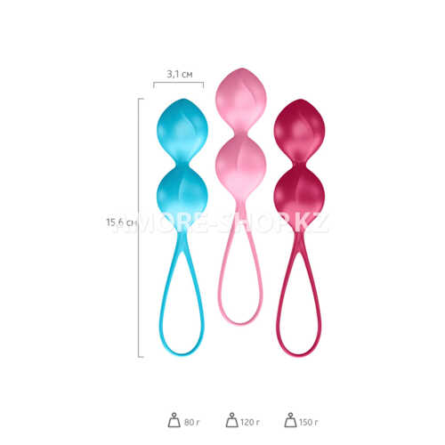 Вагинальные шарики Satisfyer V Balls (набориз 3шт.) 9