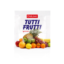 Гель TUTTI-FRUTTI ТРОПИК серии OraLove одноразовая упаковка 4 г арт. LB-30006t