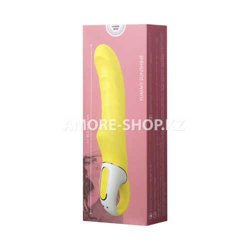 Желтый вибратор для точки G Satisfyer Vibes - Yummy Sunshine, 22 см 19