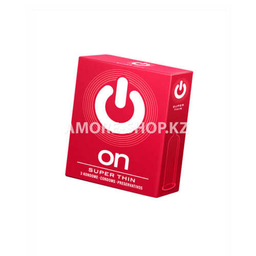 Презервативы ''ON)'' Super Thin №3 - супер тонкие (ширина 54mm) 1
