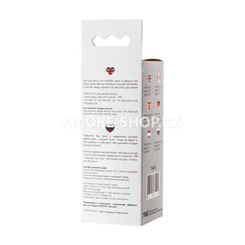 Насадка на пенис TOYFA A-Toys. , TPR, Прозрачный, 15,3 см 5
