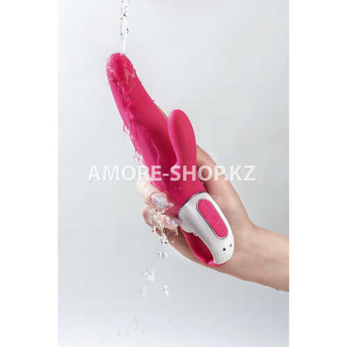 Нереалистичный вибратор Satisfyer Vibes Mr. Rabbit, Силикон, Красный, 22,1 см 8