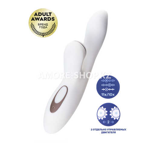 Вибромассажер кролик с вакуумно-волновой клиторальной стимуляцией Satisfyer Pro + G-Spot 1