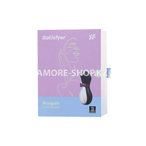 Вакуум-волновой бесконтактный стимулятор клитора Satisfyer Pro Penguin Ng, силикон, черный, 11,5 см. 7