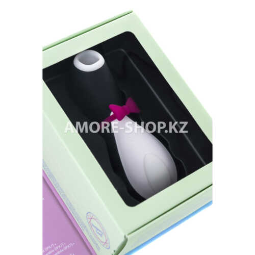 Вакуум-волновой бесконтактный стимулятор клитора Satisfyer Pro Penguin Ng, силикон, черный, 11,5 см. 9