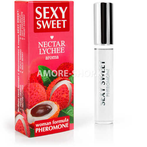 Парфюмированное средство для тела SEXY SWEET NECTAR LYCHEE с феромонами 10 мл арт. LB-16120 1