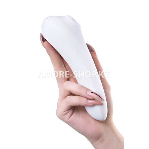 Вакуум-волновой бесконтактный стимулятор клитора Satisfyer Dual Pleasure, силикон, белый, 17,9 см. 8