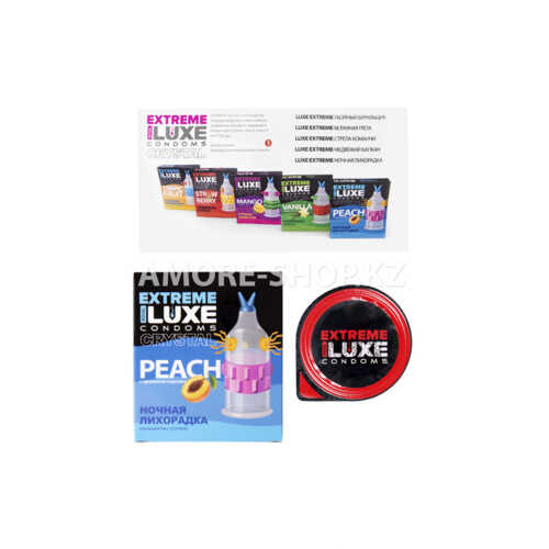Презерватив Luxe Extreme Ночная Лихорадка (персик) 1 штука 9