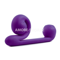 Вибромассажер для двойной стимуляции Snail Vibe фиолетовый