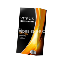 Презервативы "VITALIS" PREMIUM №12 ribbed - ребристые (ширина 52mm)