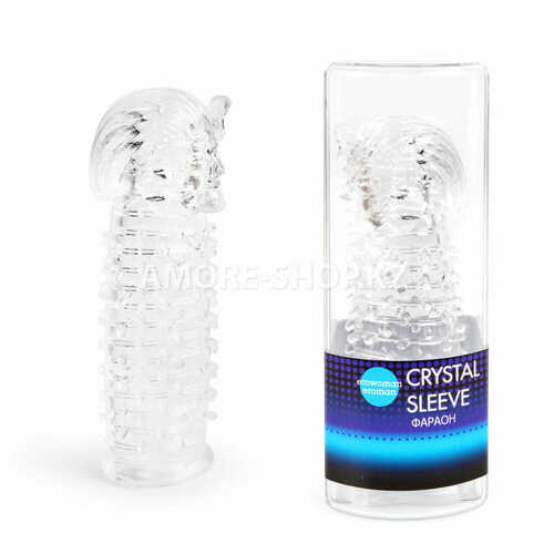 Насадка закрытая CRYSTAL SLEEVE ФАРАОН L 135 мм D 22 мм арт. EE-10010 1