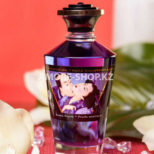 Масло для массажа Shunga Exotic Fruits, разогревающее, с ароматом экзотических фруктов, 100 мл 11
