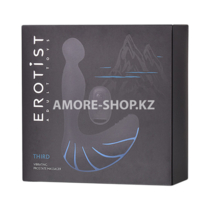 Стимулятор простаты Erotist Third,силикон,черный,15,7 см