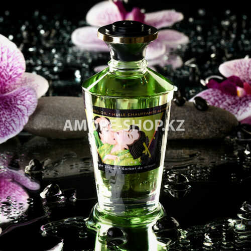 Масло для массажа Shunga Midnight Sorbet, разогревающее, с ароматом щербета, 100 мл 11
