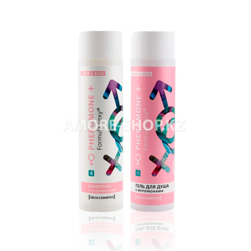 Косметический набор для жен. Formula Sexy №4 (гель для душа 250 мл + шампунь 250 мл) 8