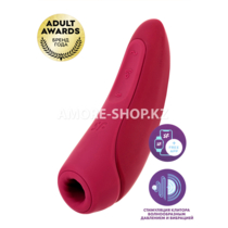 Вакуумный клиторальный стимулятор Satisfyer Curvy 1+ (темно-красный)