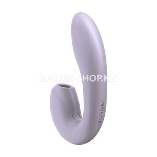 Вибратор с вакуумным стимулятором Satisfyer Sunray с фиксацией (лиловый) 4